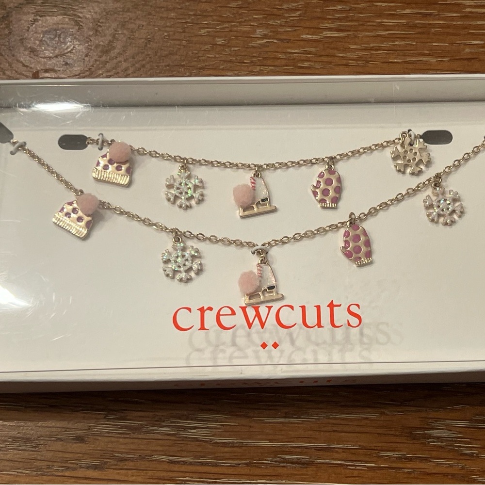 Crewcuts winter bracelet and necklace set. New in box